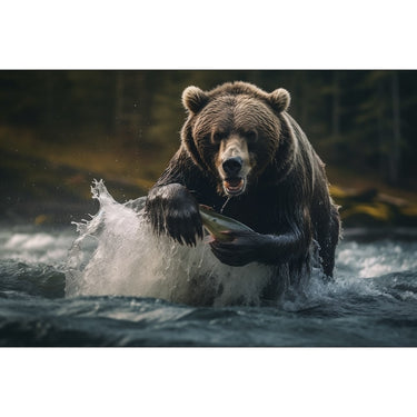 Black Bear Painting